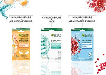 Produktlinie Hydrabomb Tuchmasken