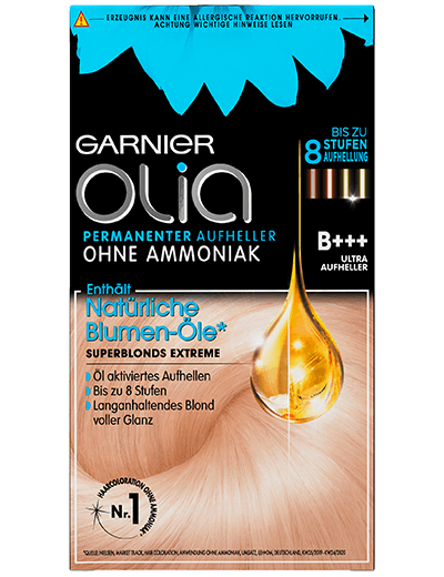 Garnier Olia Ultra Aufheller Produktverpackung Vorderseite