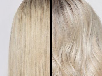 Vorher Nachher Bild Anwendung des Olia Toner