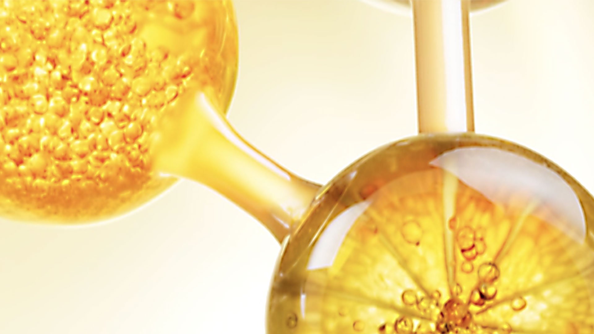 Vitamin C Textur mit gelbem Hintergrund