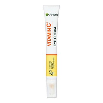Verpackung der Garnier Vitamin C Glow Booster Anti-Müdigkeits Augencreme.