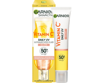 Verpackung des Garnier Vitamin C UV Fluid Invisible LSF 50+
