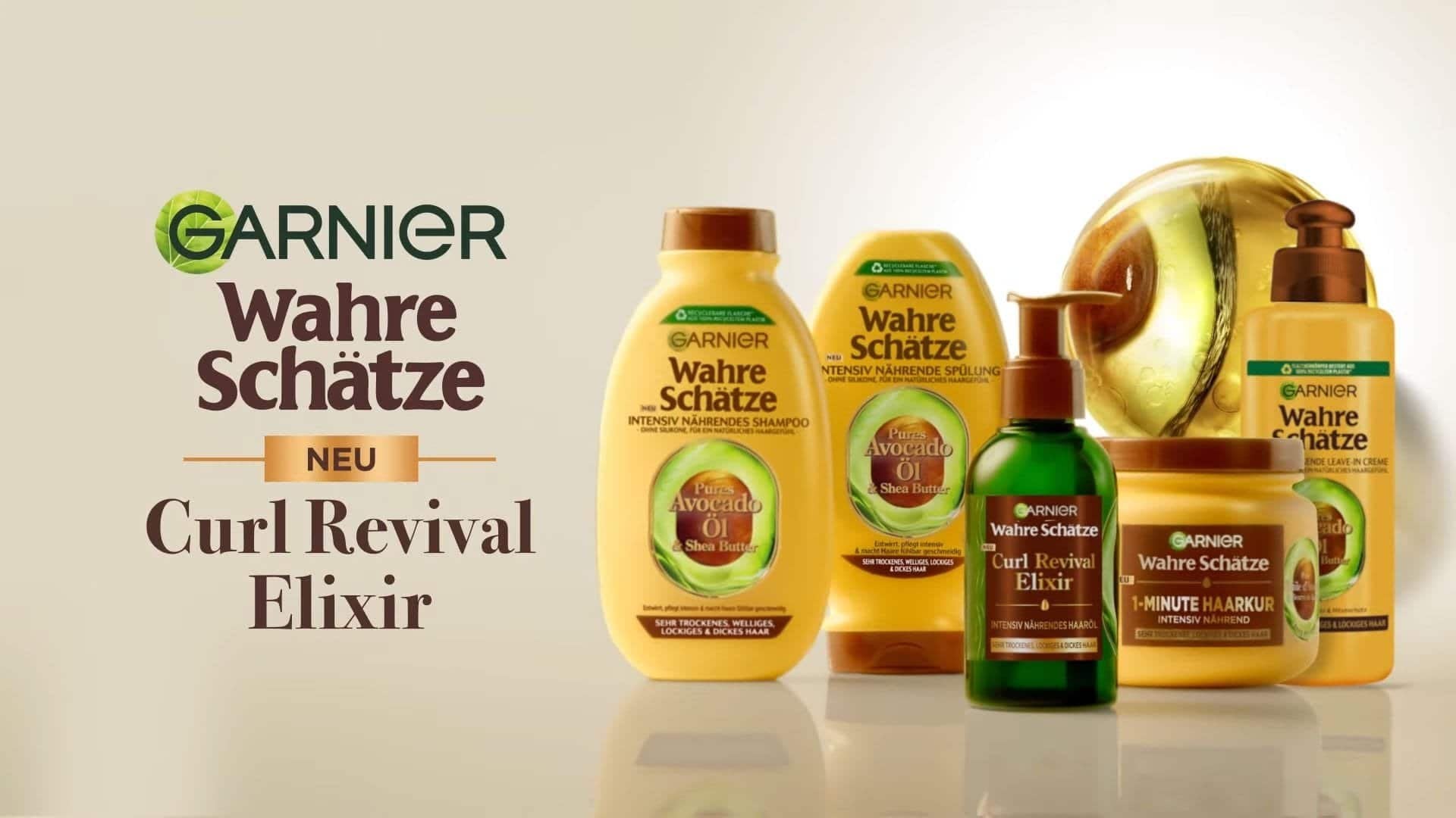 Wahre Schätze Curl Revival Elixir und die Produktlinie der Avocado Reihe