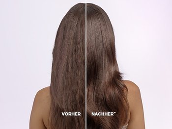 Vorher/Nachher Bild Anwendung der Wahre Schätze Reiswasser Serie